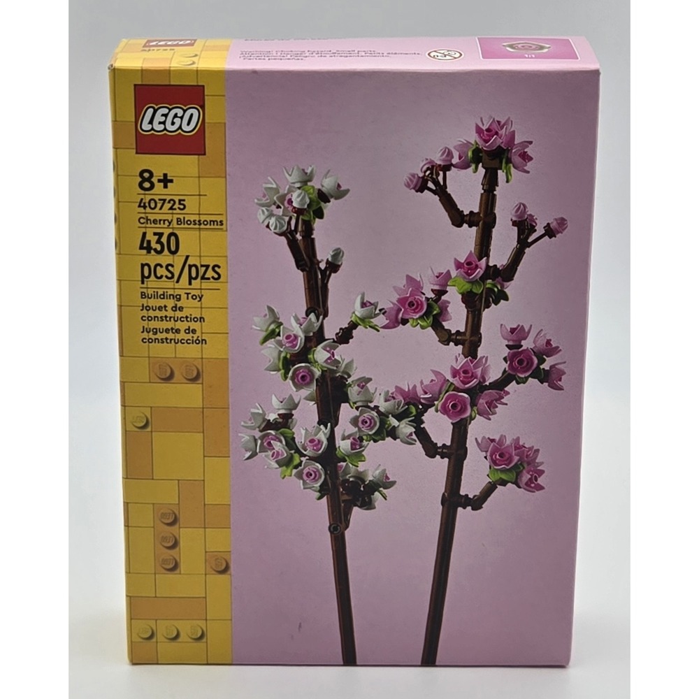 Lego 40725 Cherry Blossoms Botanical Collection Flower Building Set New Sealed
